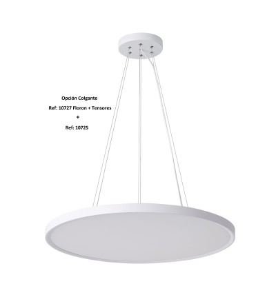 PLAFON UFO 72W CCT SWITCH BLANCO 750Ø