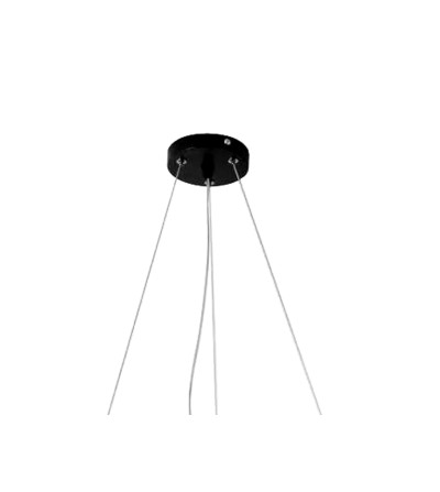 BASE Y TENSORES COLGANTE UFO NEGRO