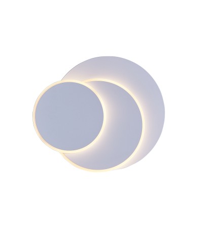 PLAFON APLIQUE ECLIPSE REDONDO BLANCO