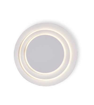PLAFON APLIQUE ECLIPSE REDONDO BLANCO