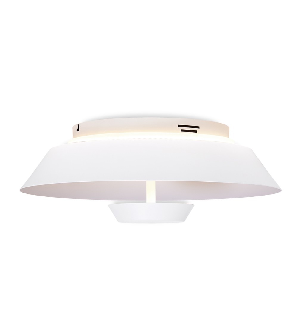 BASE BROOKLYN 12W+ 8W CCT SWITCH BLANCO 250Ø