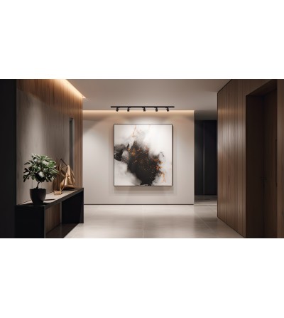 FOCO CARRIL TONIK NEGRO GU10