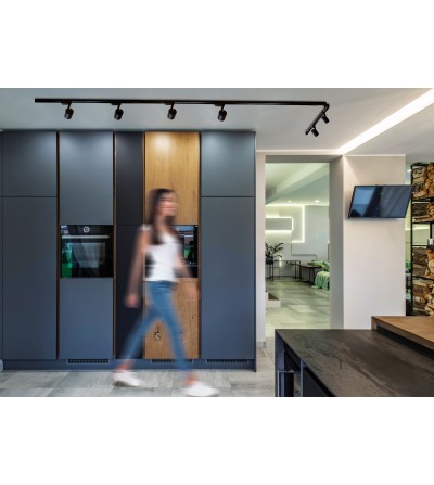 FOCO CARRIL TONIK NEGRO GU10